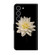 Samsung Galaxy S24+ 5G Crystal 3D Shockproof Protective Leather Phone Case - White Flower
