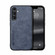 Samsung Galaxy S24+ 5G Skin Feel Magnetic Leather Back Phone Case - Blue