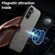 Samsung Galaxy S24+ 5G Skin Feel Magnetic Leather Back Phone Case - Light Grey
