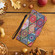 Samsung Galaxy S24+ 5G Colored Drawing Pattern Leather Phone Case - Diamond Totem