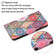 Samsung Galaxy S24+ 5G Colored Drawing Pattern Leather Phone Case - Diamond Totem