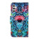 Samsung Galaxy S24+ 5G Colored Drawing Pattern Leather Phone Case - Mandala