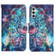 Samsung Galaxy S24+ 5G Colored Drawing Pattern Leather Phone Case - Star Mandala Samsung Galaxy S24+ 5G Colored Drawing Pattern Leather Phone Case - Star Mandala