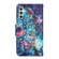 Samsung Galaxy S24+ 5G Colored Drawing Pattern Leather Phone Case - Star Mandala Samsung Galaxy S24+ 5G Colored Drawing Pattern Leather Phone Case - Star Mandala