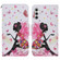Samsung Galaxy S24+ 5G Colored Drawing Pattern Leather Phone Case - Dancing Girl