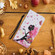 Samsung Galaxy S24+ 5G Colored Drawing Pattern Leather Phone Case - Dancing Girl