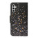 Samsung Galaxy S24+ 5G Colored Drawing Pattern Leather Phone Case - Black Pentagram