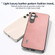 Samsung Galaxy S24+ 5G ABEEL Black Edge Two-color Calf Texture PU Phone Case - Pink