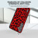 Samsung Galaxy S24+ 5G ABEEL Black Edge Leopard Phone Case - Red Leopard