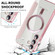 Samsung Galaxy S24+ 5G Shield Magsafe RFID Anti-theft Rhombus Leather Phone Case - Pink Samsung Galaxy S24+ 5G Shield Magsafe RFID Anti-theft Rhombus Leather Phone Case - Pink