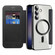 Samsung Galaxy S24+ 5G MagSafe Magnetic RFID Anti-theft Leather Phone Case - Brown
