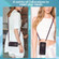Samsung Galaxy S24+ 5G Rhombic Texture Card Bag Phone Case with Long Lanyard - Wine Red