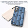 Samsung Galaxy S24+ 5G ABEEL Genuine Leather Mahjong Texture Series Phone Case - Blue