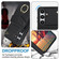 Samsung Galaxy S24+ 5G Ring Holder RFID Card Slot Phone Case - Black