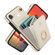 Samsung Galaxy S24+ 5G Ring Holder RFID Card Slot Phone Case - Beige