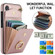 Samsung Galaxy S24+ 5G Ring Holder RFID Card Slot Phone Case - Rose Gold