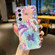 Samsung Galaxy S24+ 5G Electroplated Symphony Phone Case - Watercolor Flower
