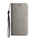 Samsung Galaxy S24+ 5G Carbon Fiber Texture Flip Holder Leather Phone Case - Grey