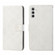 Samsung Galaxy S24+ 5G Ethnic Style Embossed Pattern Leather Phone Case - White