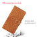 Samsung Galaxy S24+ 5G Ethnic Style Embossed Pattern Leather Phone Case - Brown
