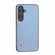 Samsung Galaxy S24+ 5G ABEEL Arashi Texture PU Phone Case - Curtain Blue