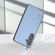 Samsung Galaxy S24+ 5G ABEEL Arashi Texture PU Phone Case - Curtain Blue