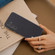 Samsung Galaxy S24+ 5G ABEEL Arashi Texture PU Phone Case - Black