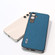 Samsung Galaxy S24+ 5G ABEEL Genuine Leather Litchi Texture Phone Case - Blue
