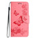 Samsung Galaxy S24+ 5G Butterfly Embossed Flip Leather Phone Case - Pink
