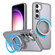 Samsung Galaxy S24+ 5G 360-degree Rotating MagSafe Magnetic Holder Phone Case - Titanium Grey