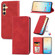 Samsung Galaxy S24+ 5G Retro Skin Feel Magnetic Leather Phone Case - Red