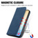 Samsung Galaxy S24+ 5G Retro Skin Feel Magnetic Leather Phone Case - Blue