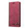 Samsung Galaxy S24+ 5G Skin Feel Anti-theft Brush Horizontal Flip Leather Case with Holder - Wine Red