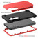 Samsung Galaxy S24+ 5G 3 in 1 Silicone Hybrid PC Shockproof Phone Case - Red