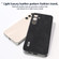 Samsung Galaxy S24+ 5G ABEEL Elegant Series PU Leather Black Edge Phone Case - Black