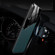 Samsung Galaxy S24+ 5G All-inclusive Leather Organic Glass Phone Case with Metal Iron Sheet - Green