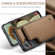 Samsung Galaxy S24+ 5G CaseMe C22 PC+TPU Business Style RFID Anti-theft Leather Phone Case - Brown