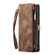 Samsung Galaxy S24+ 5G CaseMe 008 Detachable Multifunctional Leather Phone Case - Brown