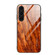 Samsung Galaxy S24+ 5G Wood Grain Glass Phone Case - Light Brown