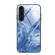 Samsung Galaxy S24+ 5G Marble Pattern Glass Protective Phone Case - Blue Ocean