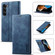 Samsung Galaxy S24+ 5G LC.IMEEKE Strong Magnetism Microfiber Leather Phone Case - Blue