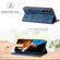 Samsung Galaxy S24+ 5G LC.IMEEKE Strong Magnetism Microfiber Leather Phone Case - Blue