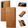 Samsung Galaxy S24+ 5G LC.IMEEKE Strong Magnetism Microfiber Leather Phone Case - Brown