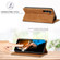 Samsung Galaxy S24+ 5G LC.IMEEKE Strong Magnetism Microfiber Leather Phone Case - Brown
