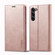 Samsung Galaxy S24+ 5G LC.IMEEKE Strong Magnetism Microfiber Leather Phone Case - Rose Gold