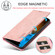 Samsung Galaxy S24+ 5G LC.IMEEKE Strong Magnetism Microfiber Leather Phone Case - Rose Gold