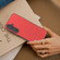 Samsung Galaxy S24+ 5G ABEEL Cross Texture Genuine Leather Phone Case - Red