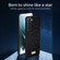 Samsung Galaxy S24+ 5G SULADA Glittery TPU + Handmade Leather Phone Case - Black