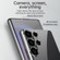 Samsung Galaxy S24+ 5G SULADA Electroplating TPU Transparent Phone Case - Black
