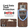 Samsung Galaxy S24+ 5G Retro Ring and Zipper RFID Card Slot Phone Case - Brown